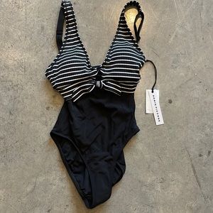 Robin Piccone Black one piece swimsuit